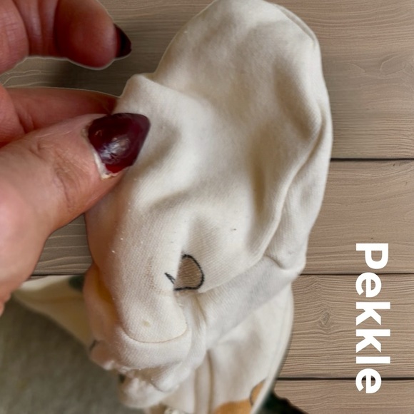 Cream Baby One Piece with Elephant 🐘 Print - Picture 4 of 8